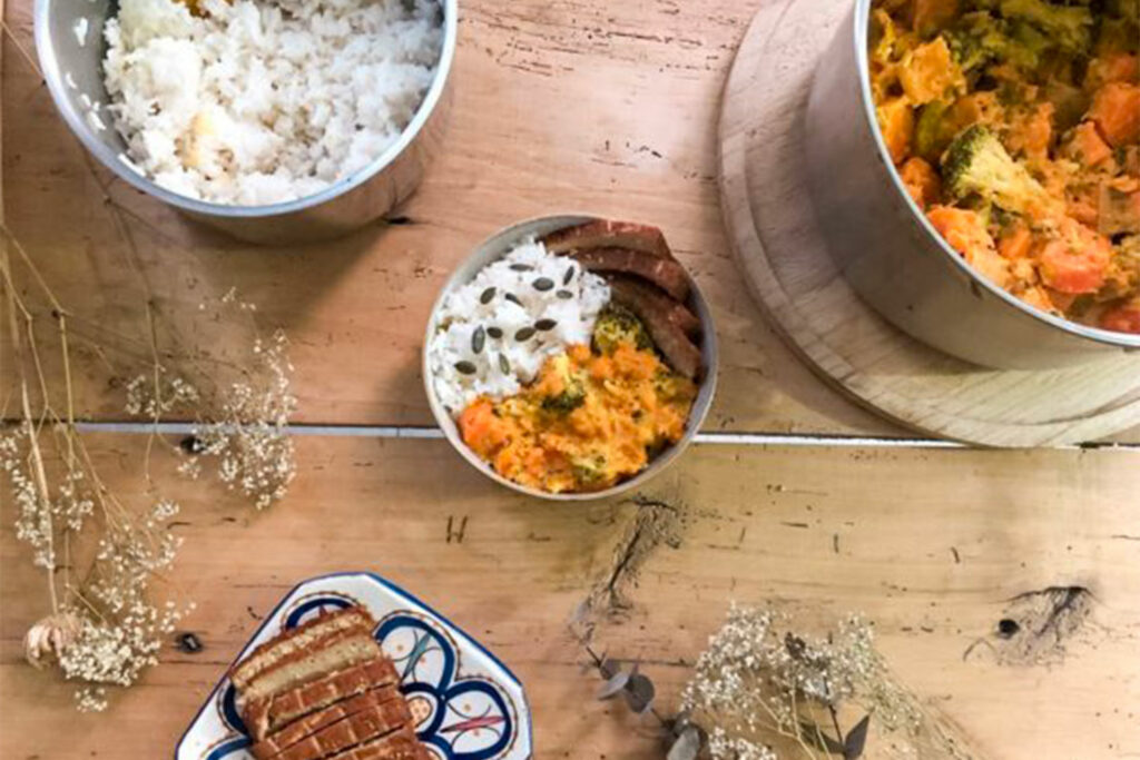 Curry vegan légumes d'automne et lait de coco